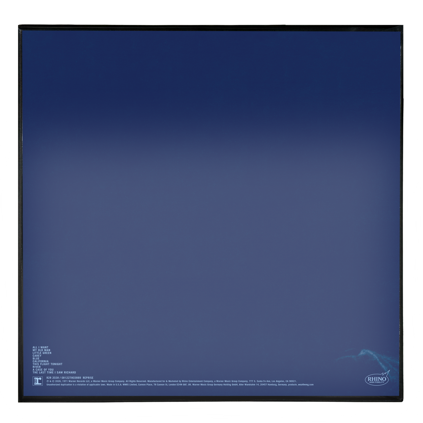 Blue (Rhino High Fidelity R2R)