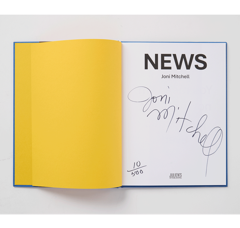 NEWS by Joni Mitchell (signed & numbered)