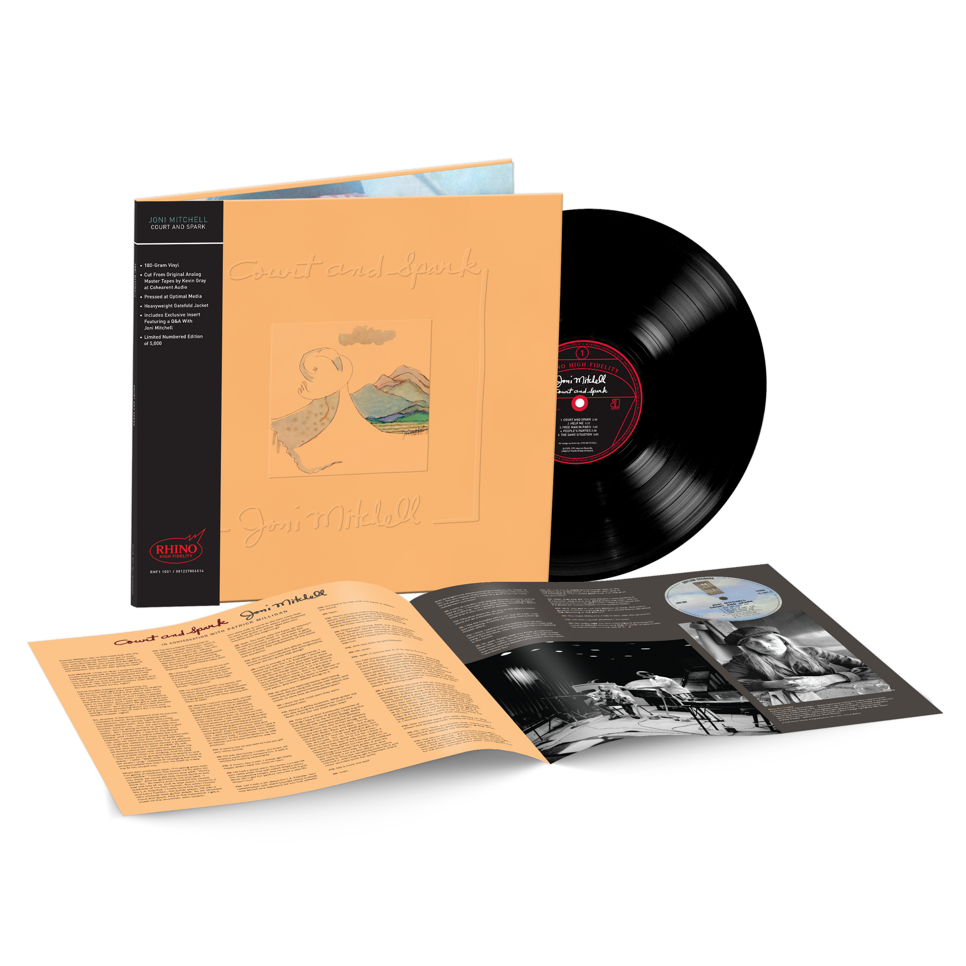 英LP Joni Mitchell Court And Spark 1stプレス Court and Spark (Rhino High Fidelity) – Joni Mitchell